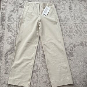 Lululemon Athletica “Bone” Trousers Utilitech relaxed fit Mid Rise Trouser